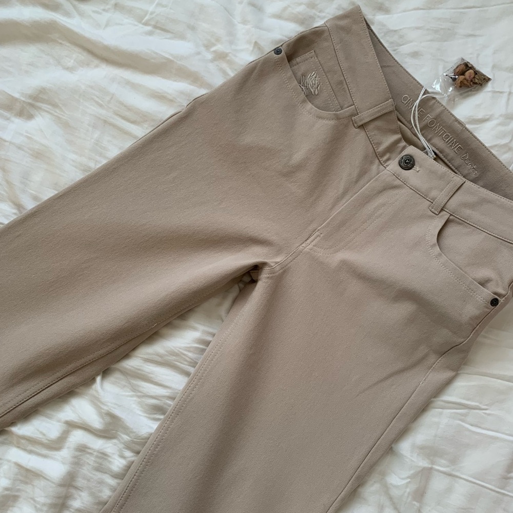 BNWT Anne Fontaine Elliot Straight Leg Khaki Jeans
